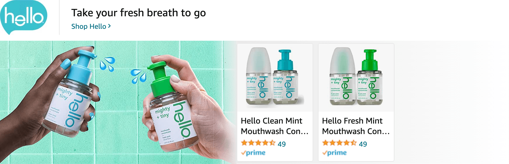 Sponsored Brands Ads for Amazon.com   travel size toiletries