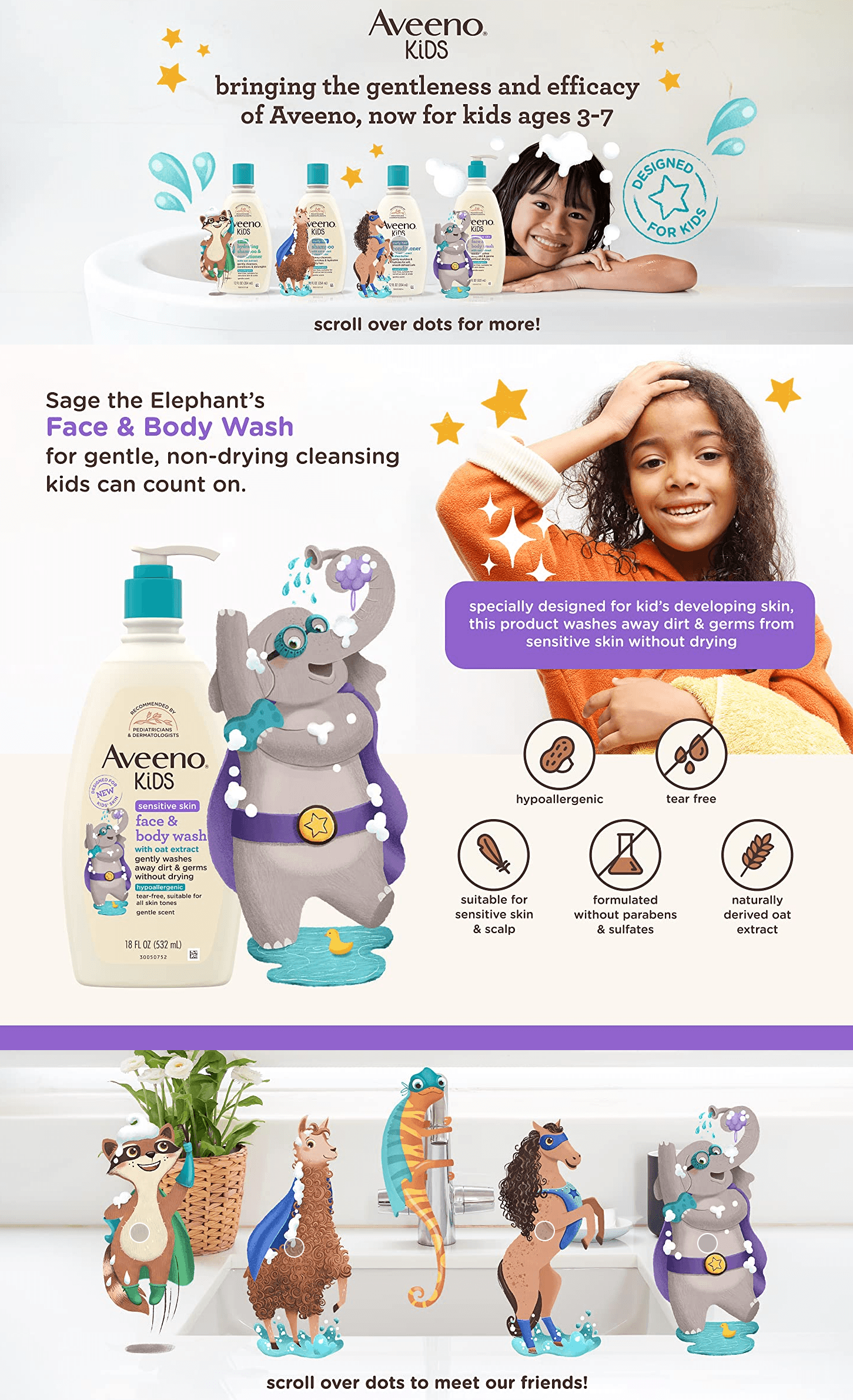 Basic A+ Content for Aveeno HealthAndPersonalCare AA 2