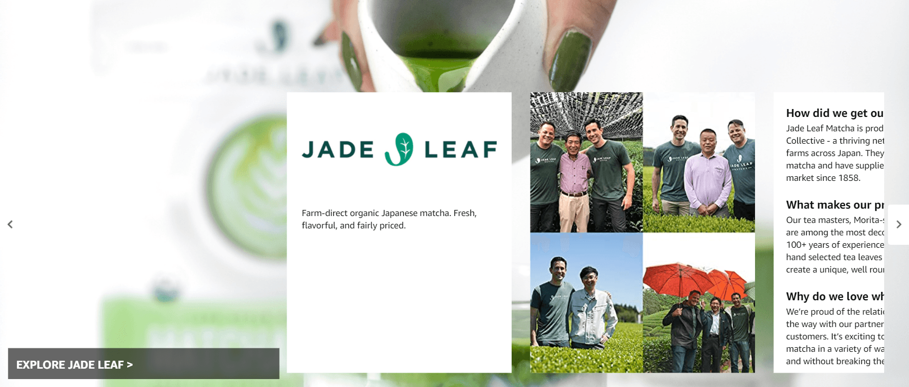 Brand Story for B01JQSJFTS