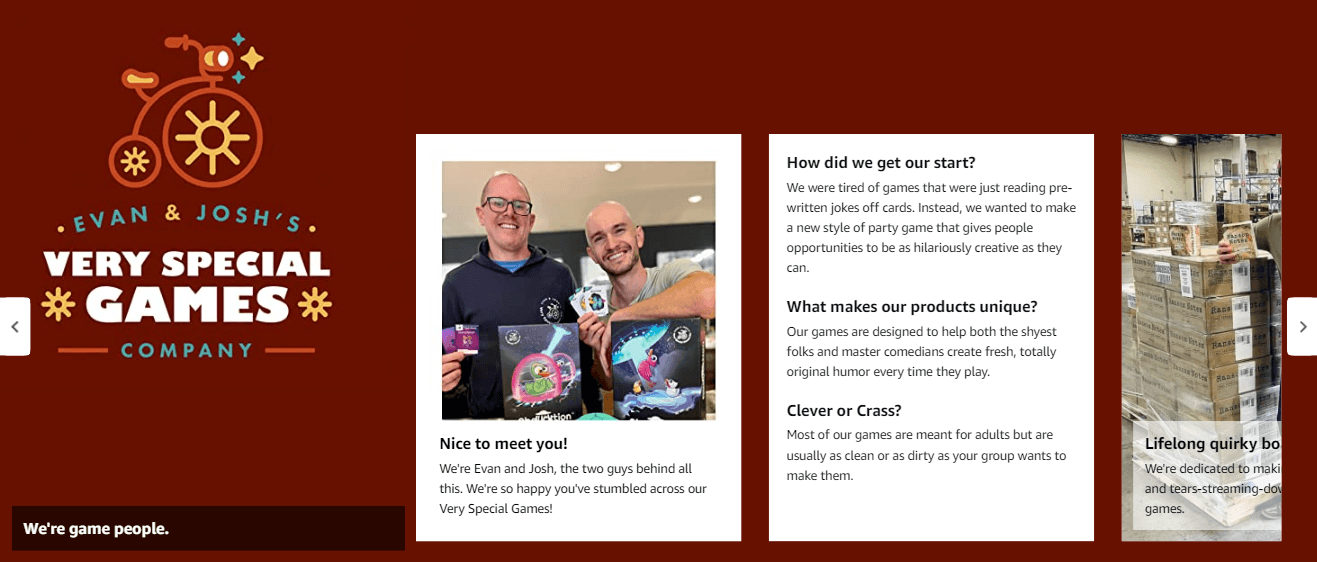 Brand Story for B07QVB2VGQ