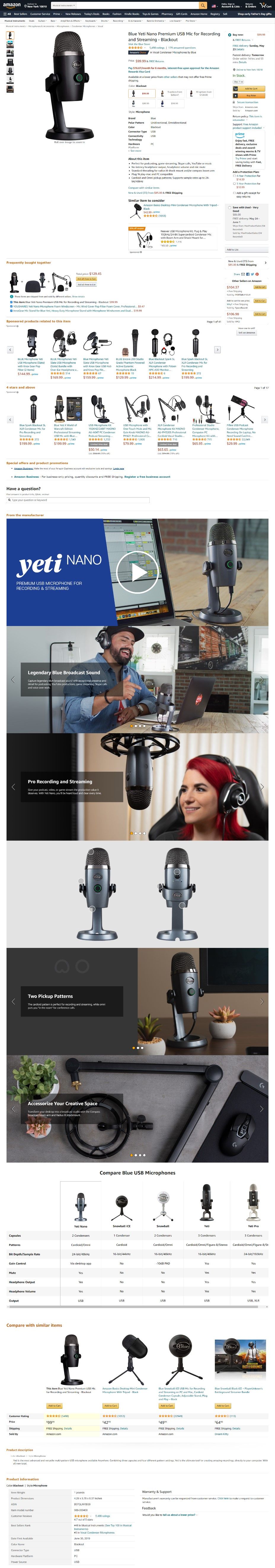 A+ Basic for Blue Yeti