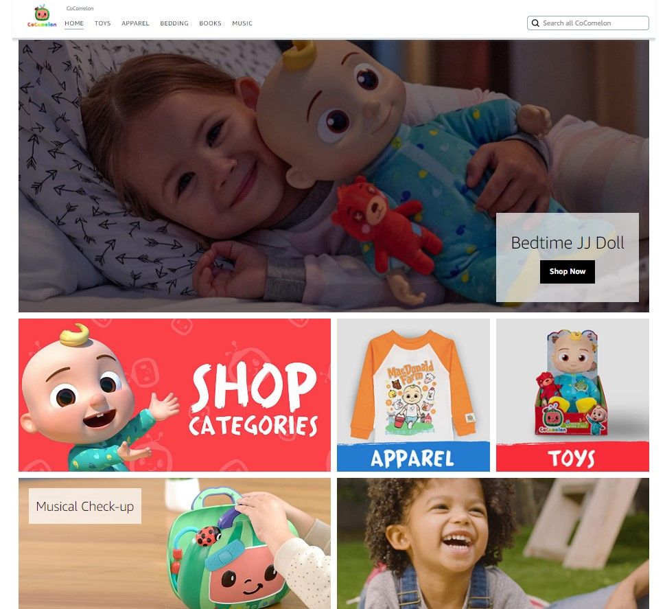 Brand Store for COCOMELON STORE TG 1