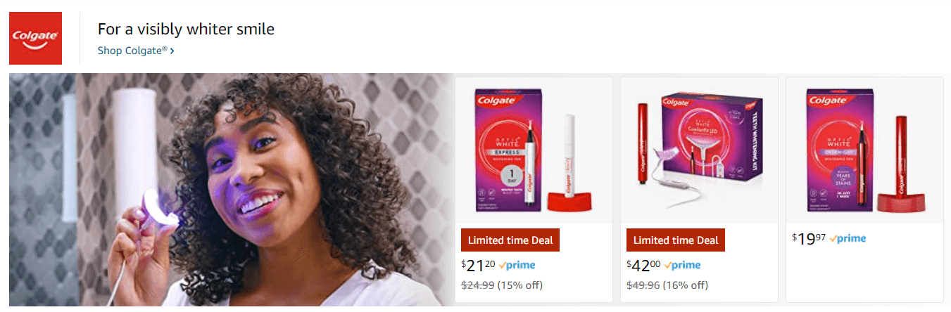 Sponsored Brands Ads for Colgate2