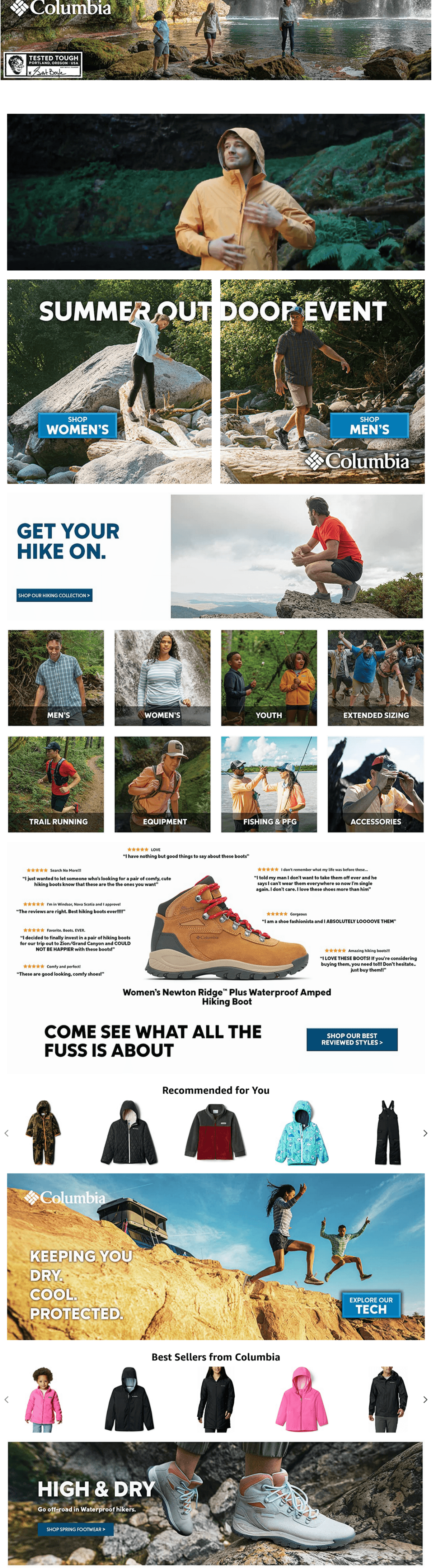 Brand Store for Colombia Outdoors STORE 2