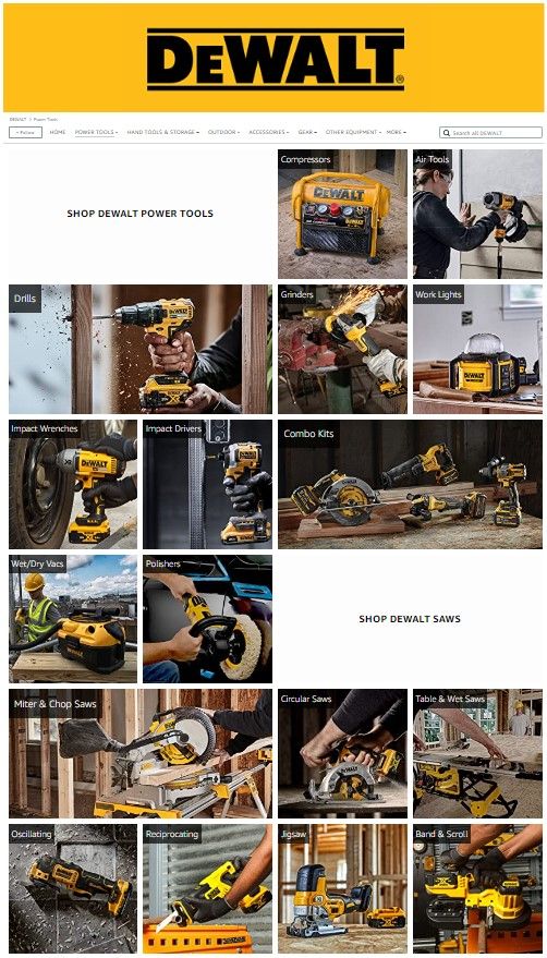 Brand Store for Dewalt SF  1 SF