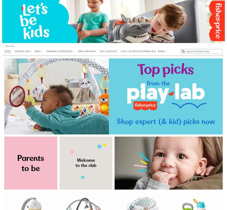 Brand Store for FISHER-PRICE STORE TG 1