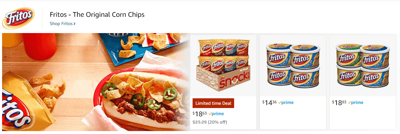 Sponsored Brands Ads for Fritos