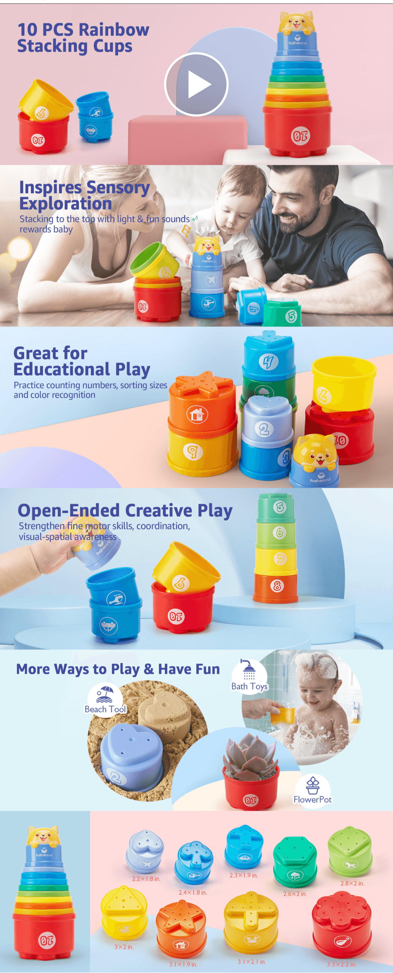 Basic A+ Content for Hahaland Toys Games AA 13