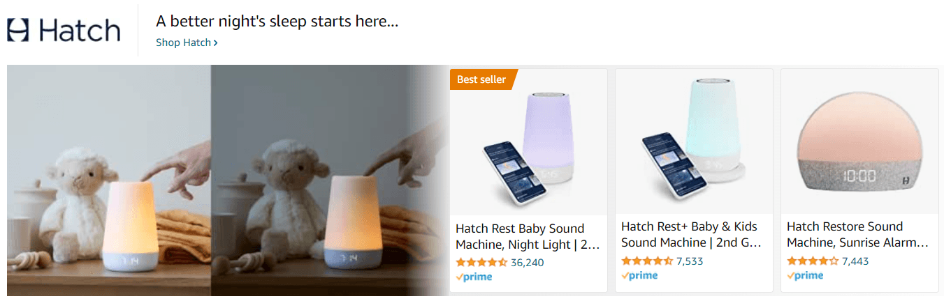 Sponsored Brands Ads for Hatch