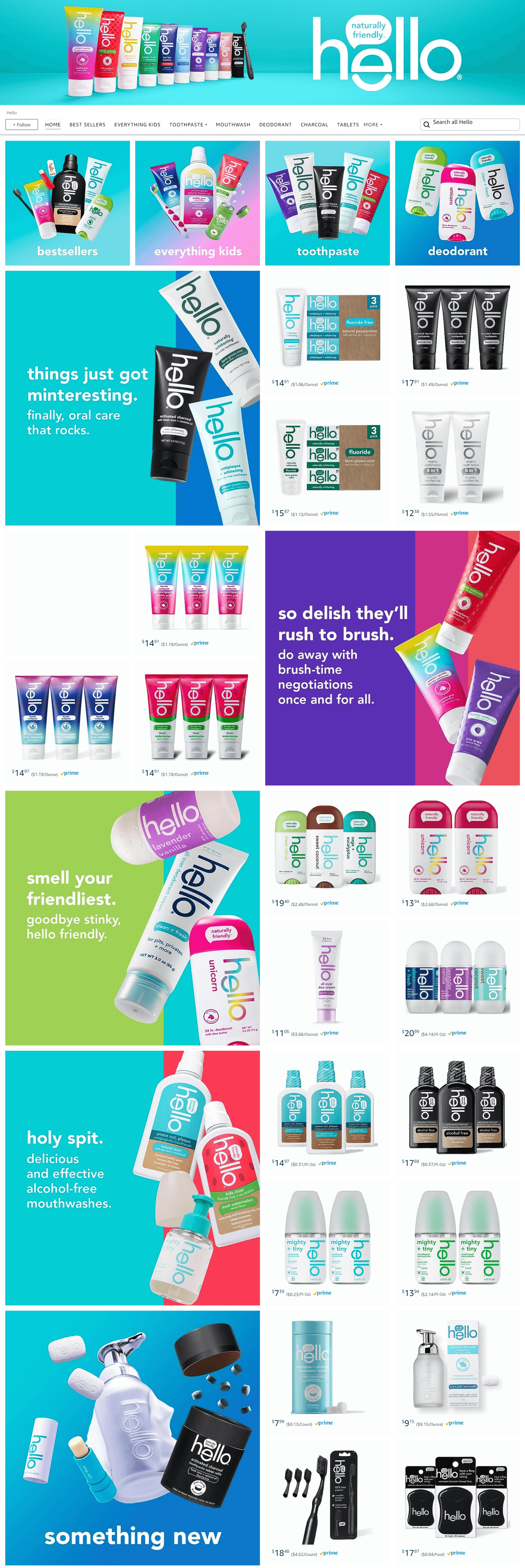 Brand Store for Hello
