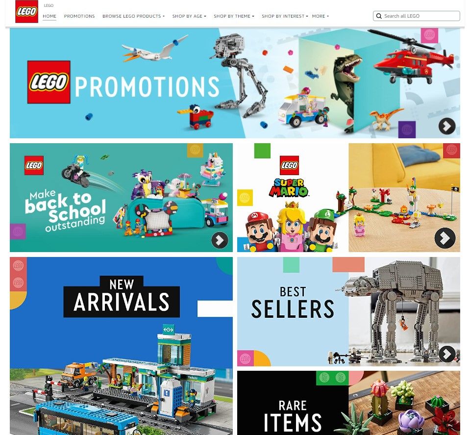 Brand Store for LEGO STORE TG 1