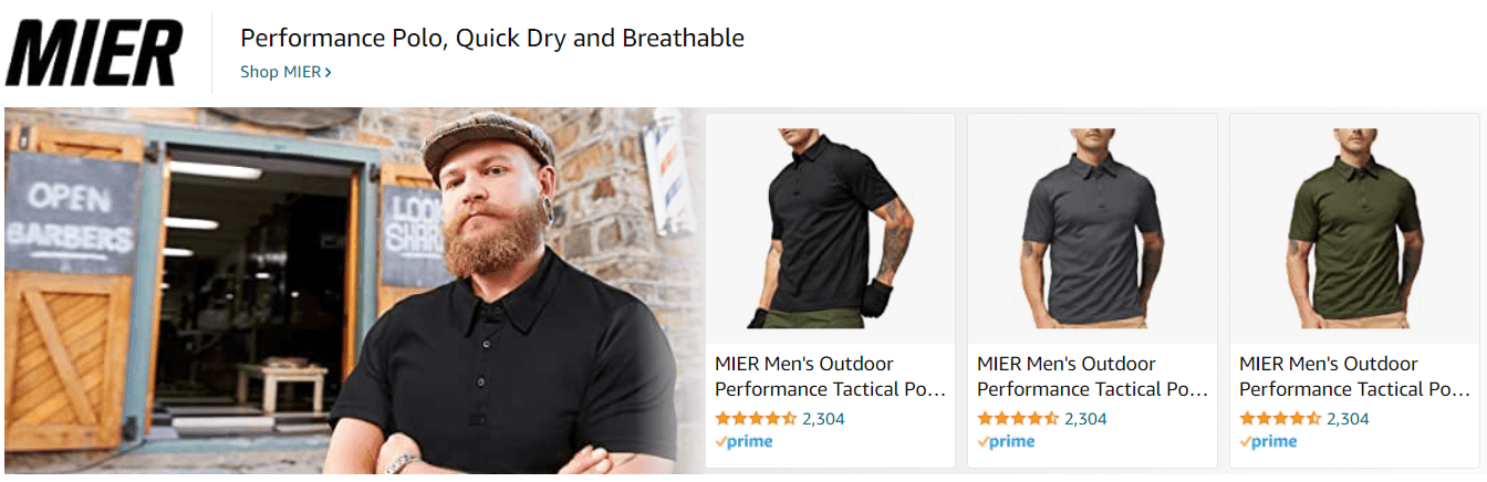 Sponsored Brands Ads for MIER
