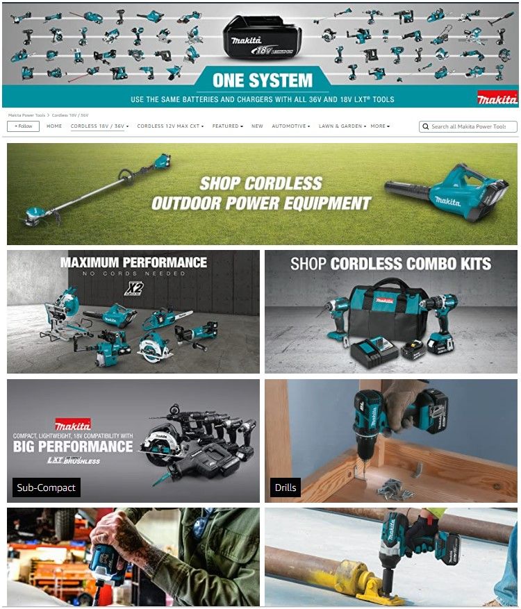 Brand Store for Makita SF