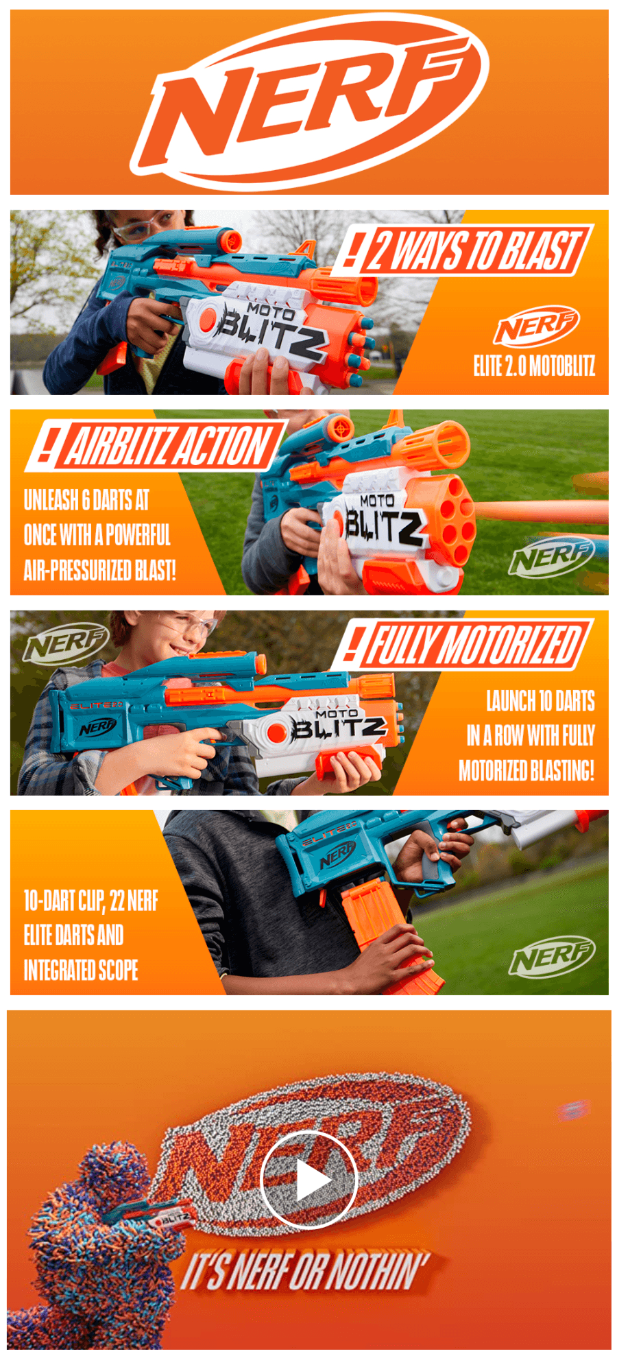 Basic A+ Content for Nerf Toys Games AA 2