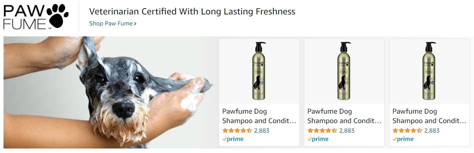 Sponsored Brands Ads for PawFume