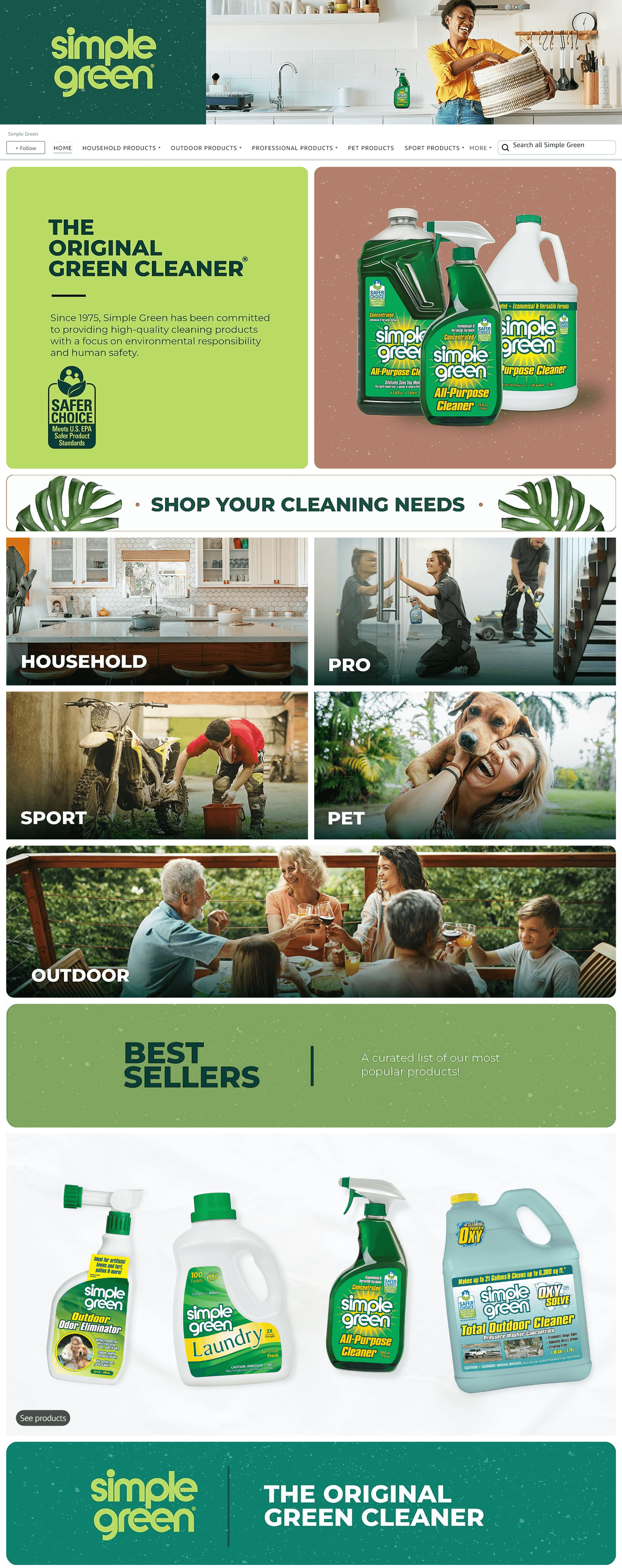 Brand Store for Simple Green