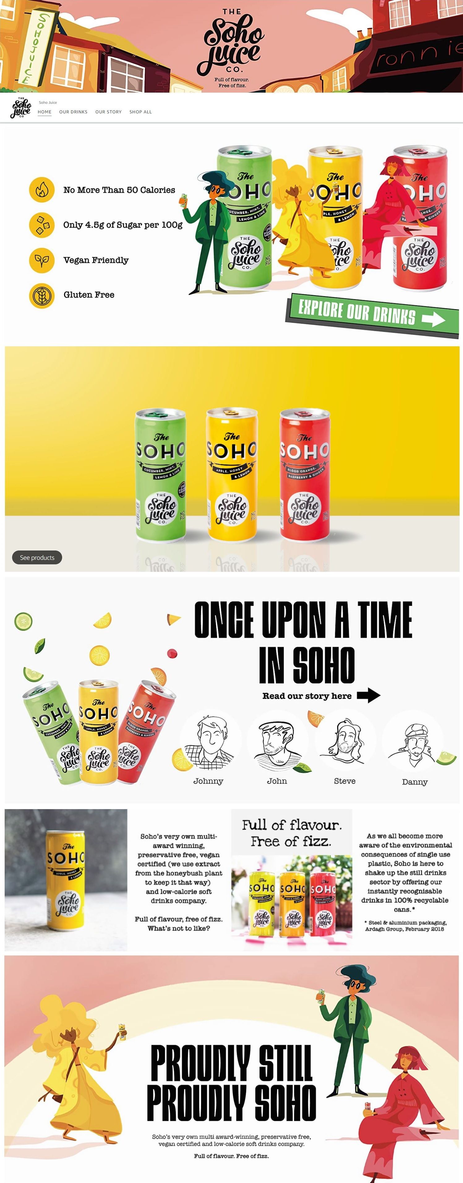 Brand Store for Soho Juice 2