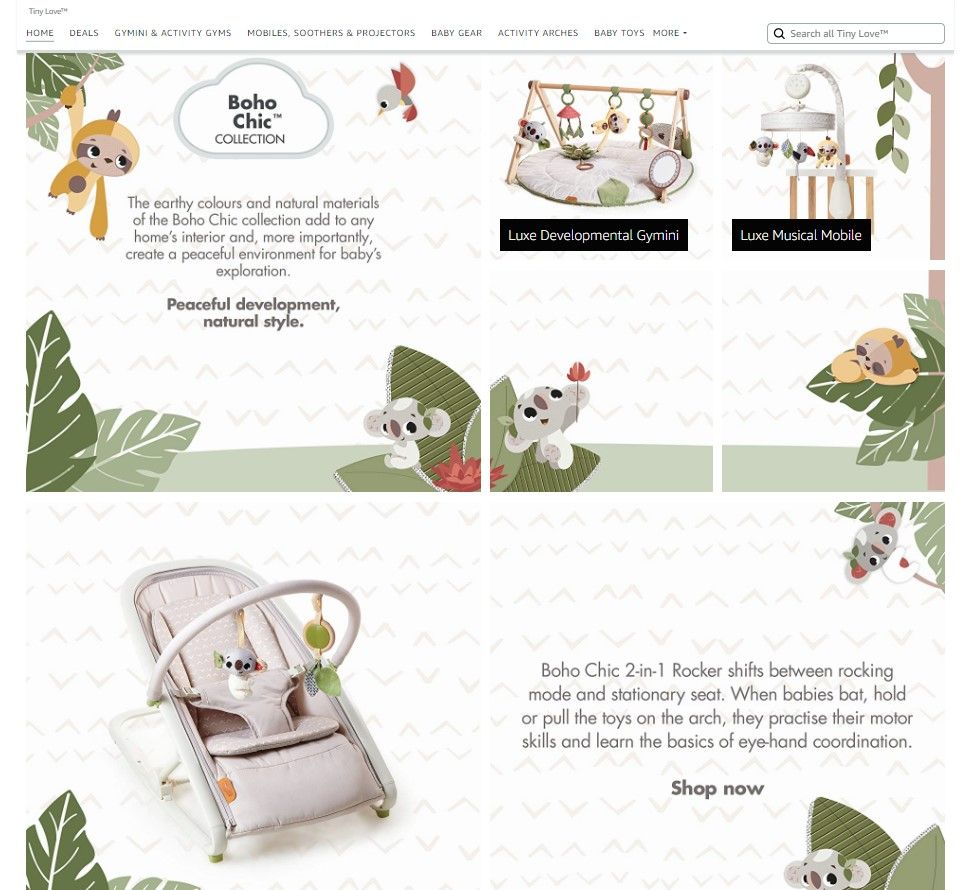 Brand Store for TINY LOVE STORE TG 1