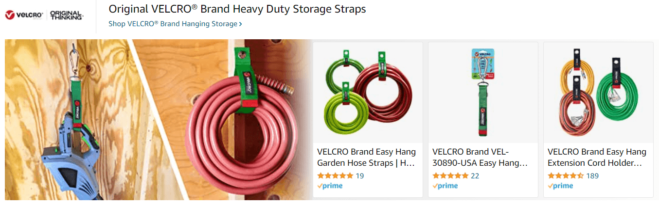 Sponsored Brands Ads for Velcro