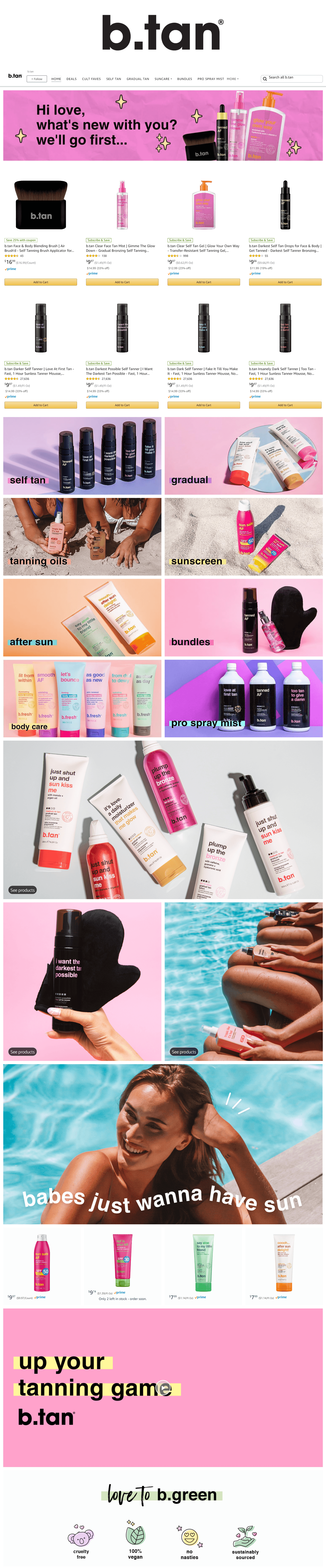 Brand Store for b.tan