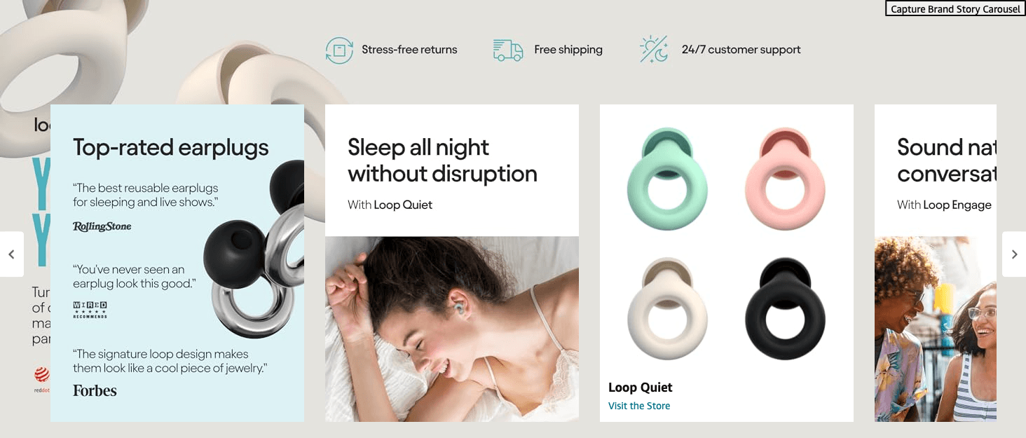 Brand Story for Amazon.com: Loop Quiet Ear Plugs for Noise Reduction