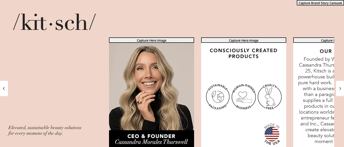 Brand Story for Amazon.com: Kitsch Hair Wax Stick for Women & Men