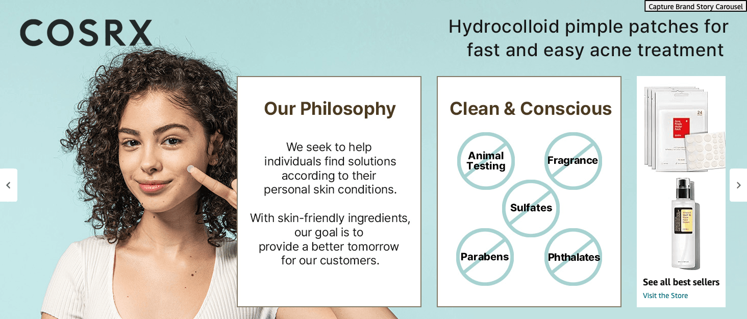 Brand Story for Amazon.com: COSRX Snail Mucin 96% Power Repairing Essence 3.38 fl.oz 100ml