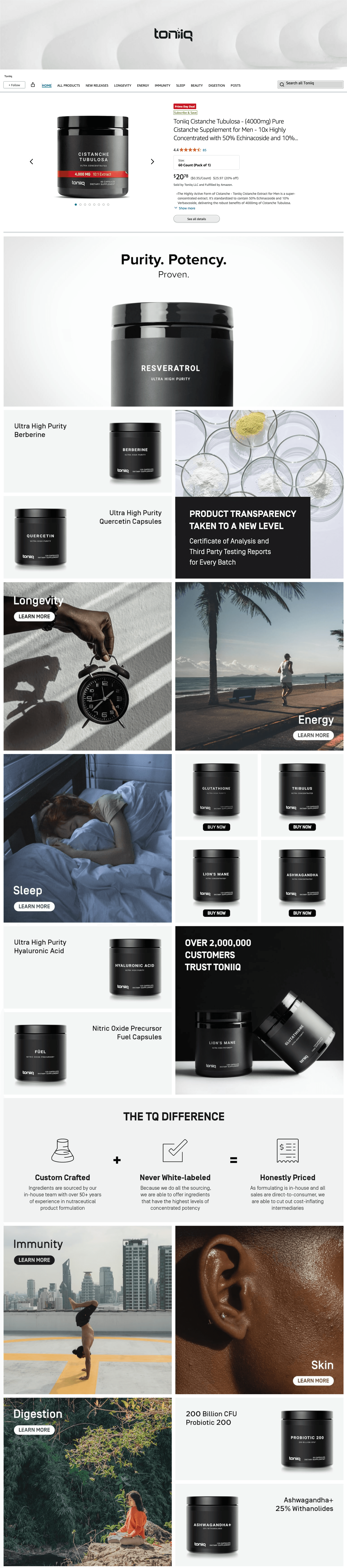 Brand Store for Amazon.com: Toniiq