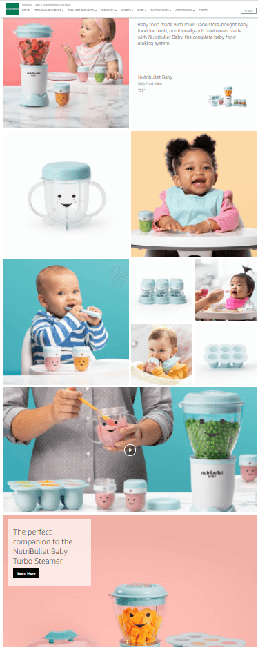 Secondary Images for nutribullet baby storefront