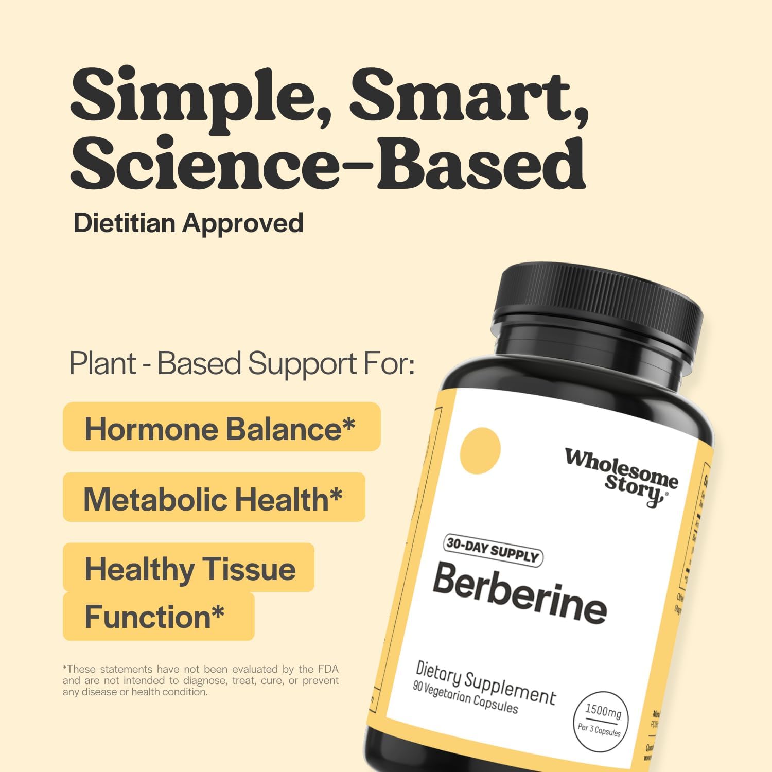 Secondary Images for Amazon.com: Berberine Supplement 1500mg