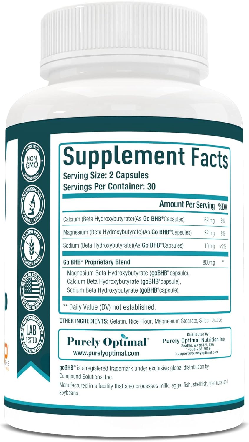 Secondary Images for Purely Optimal Keto BHB Exogenous Ketones Supplement