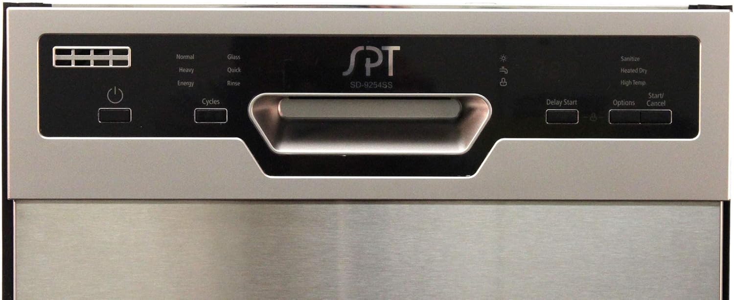 Secondary Images for SPT SD-9254SSA 18″ Wide Built-In Stainless Steel Dishwasher w/Heated Drying