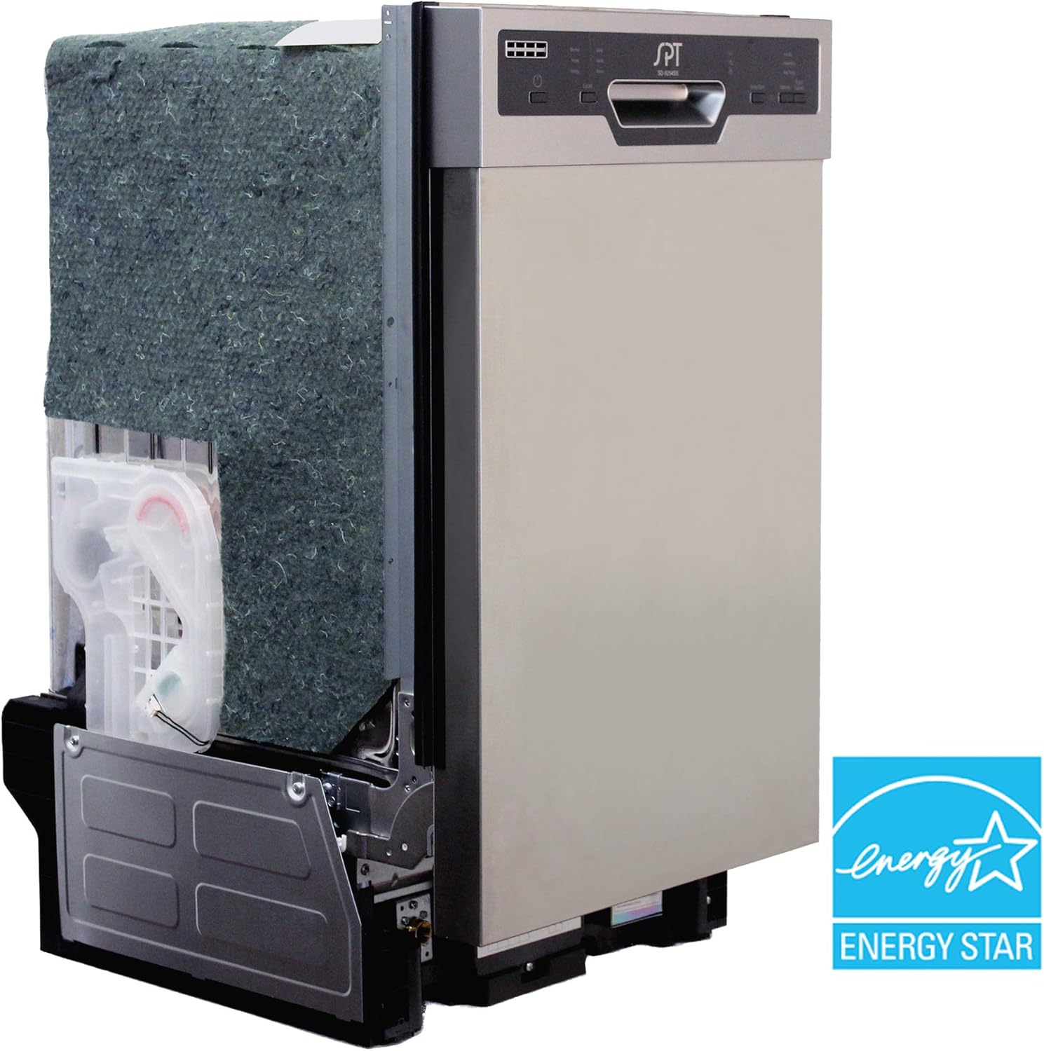 Secondary Images for SPT SD-9254SSA 18″ Wide Built-In Stainless Steel Dishwasher w/Heated Drying