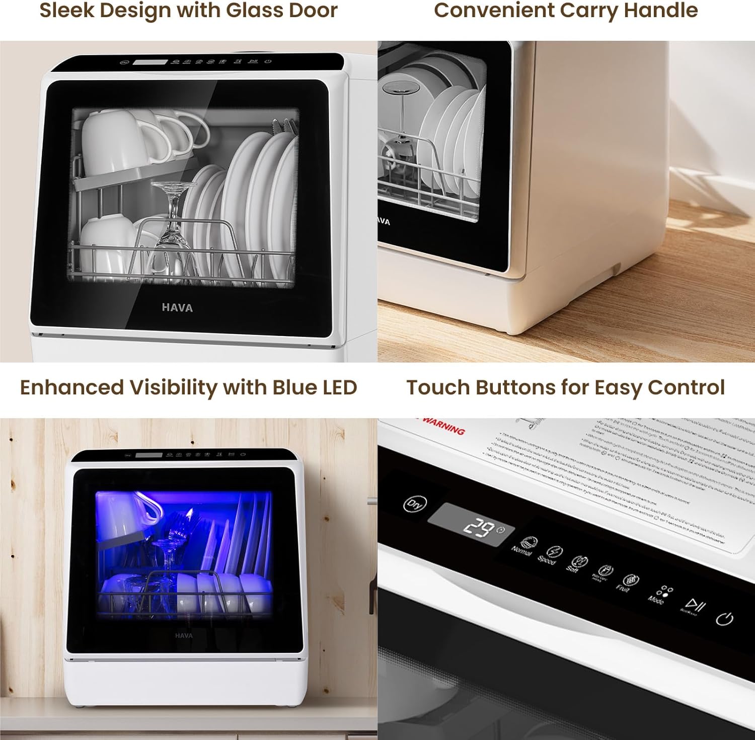Secondary Images for HAVA Countertop Dishwasher