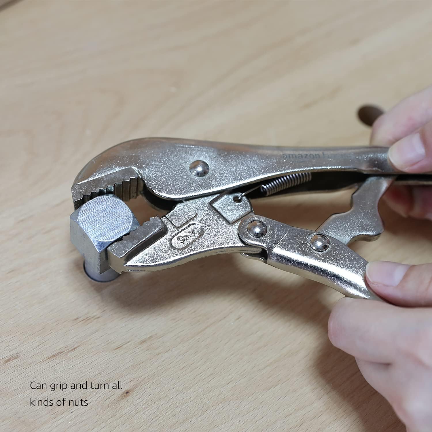 Secondary Images for Amazon Basics 5-Piece CR-V Locking Pliers and Wire Cutters Set with Carrying Case