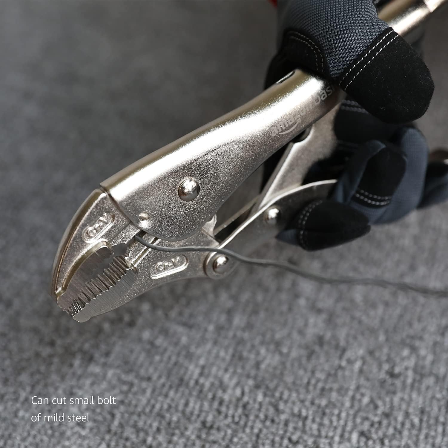 Secondary Images for Amazon Basics 5-Piece CR-V Locking Pliers and Wire Cutters Set with Carrying Case