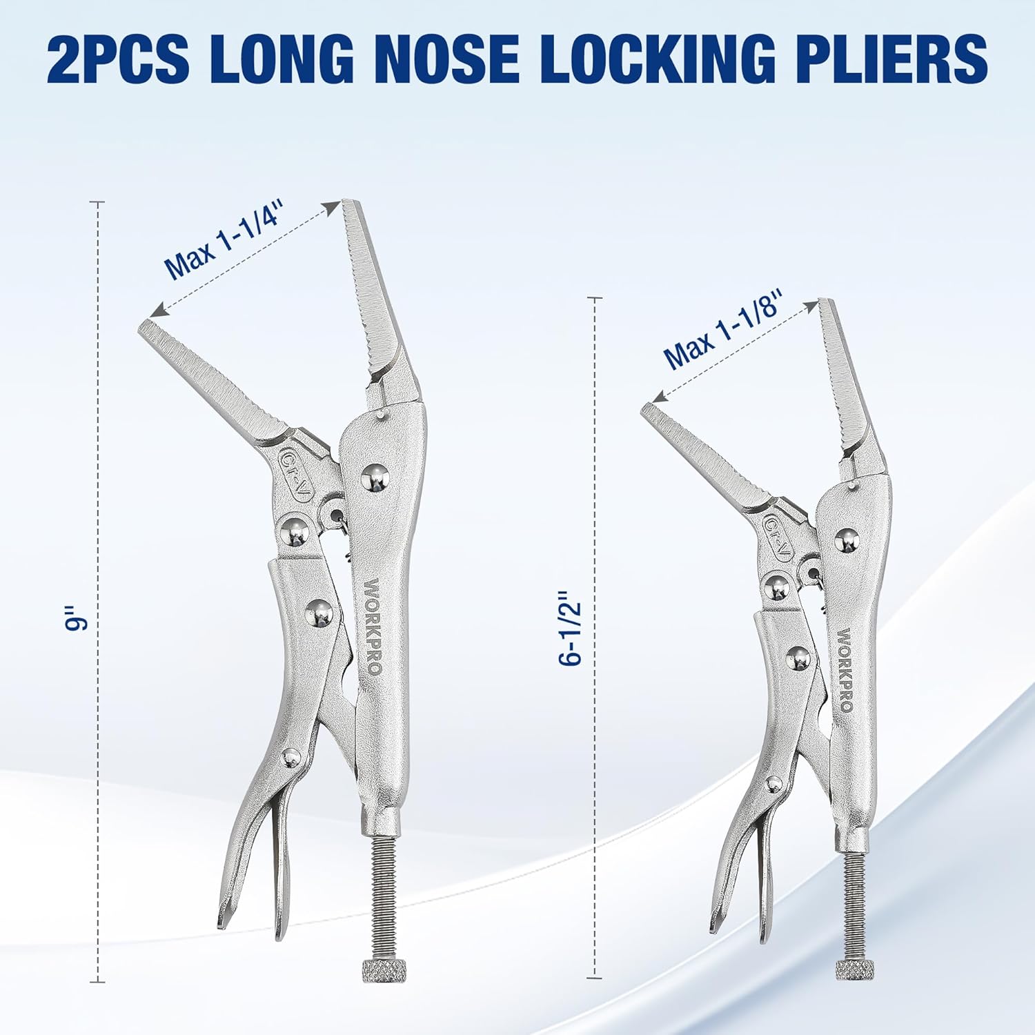 Secondary Images for WORKPRO 5-Piece Locking Pliers Set