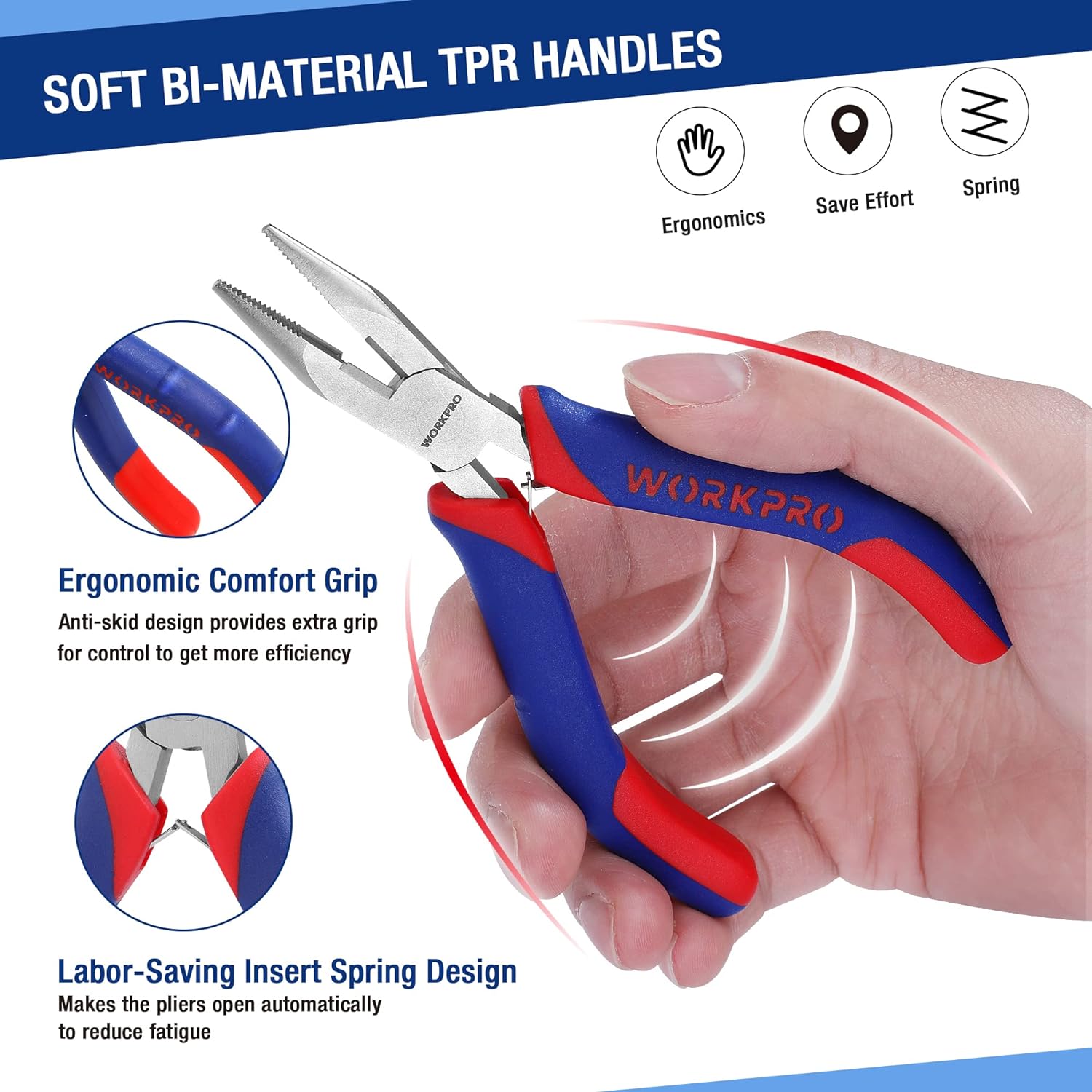 Secondary Images for WORKPRO Mini Pliers Set