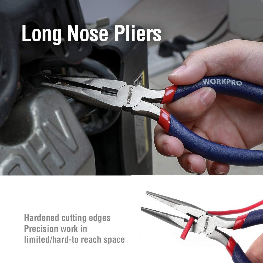 Secondary Images for WORKPRO Large Pliers & Wrench Set 6-Piece (10" Water Pump