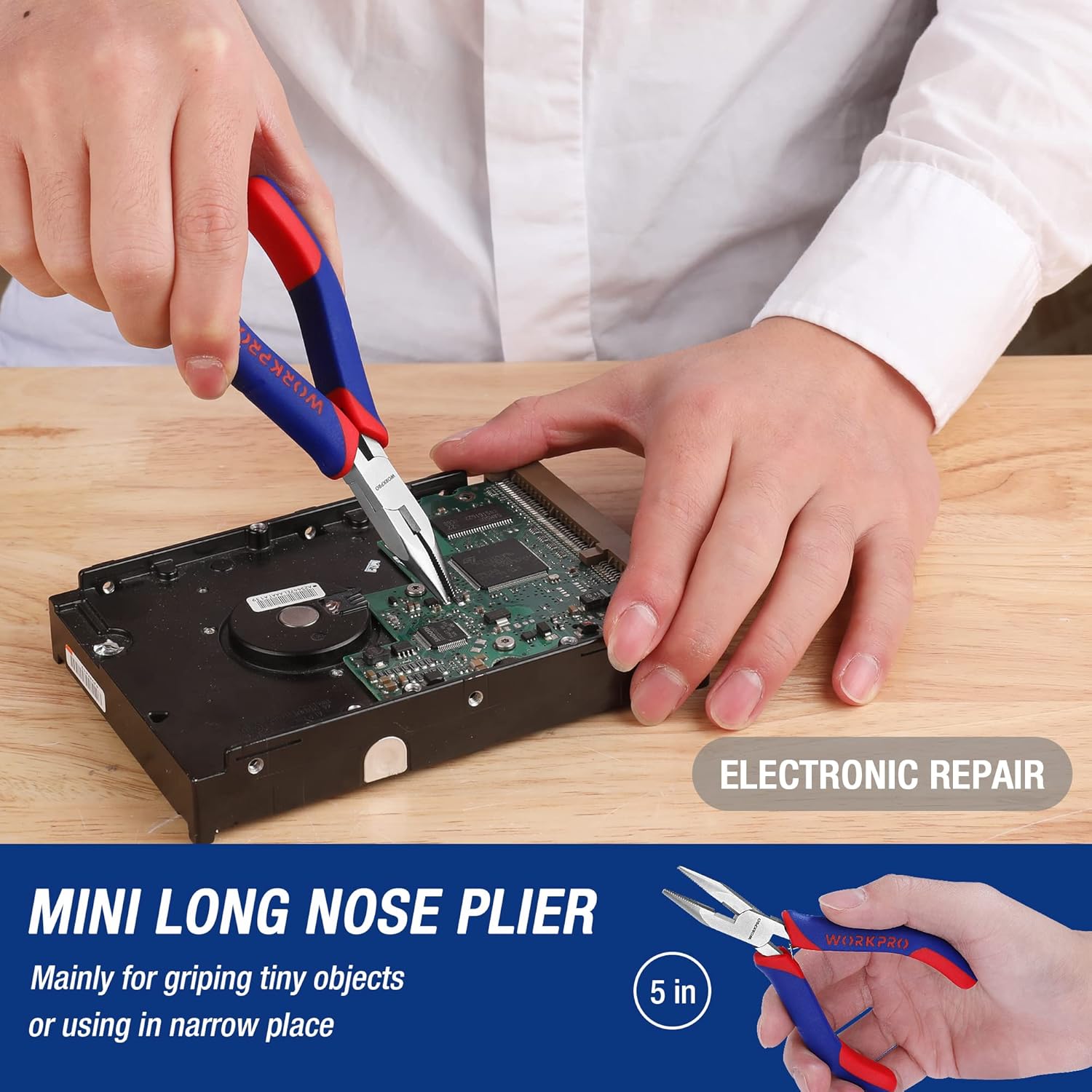 Secondary Images for WORKPRO Mini Pliers Set