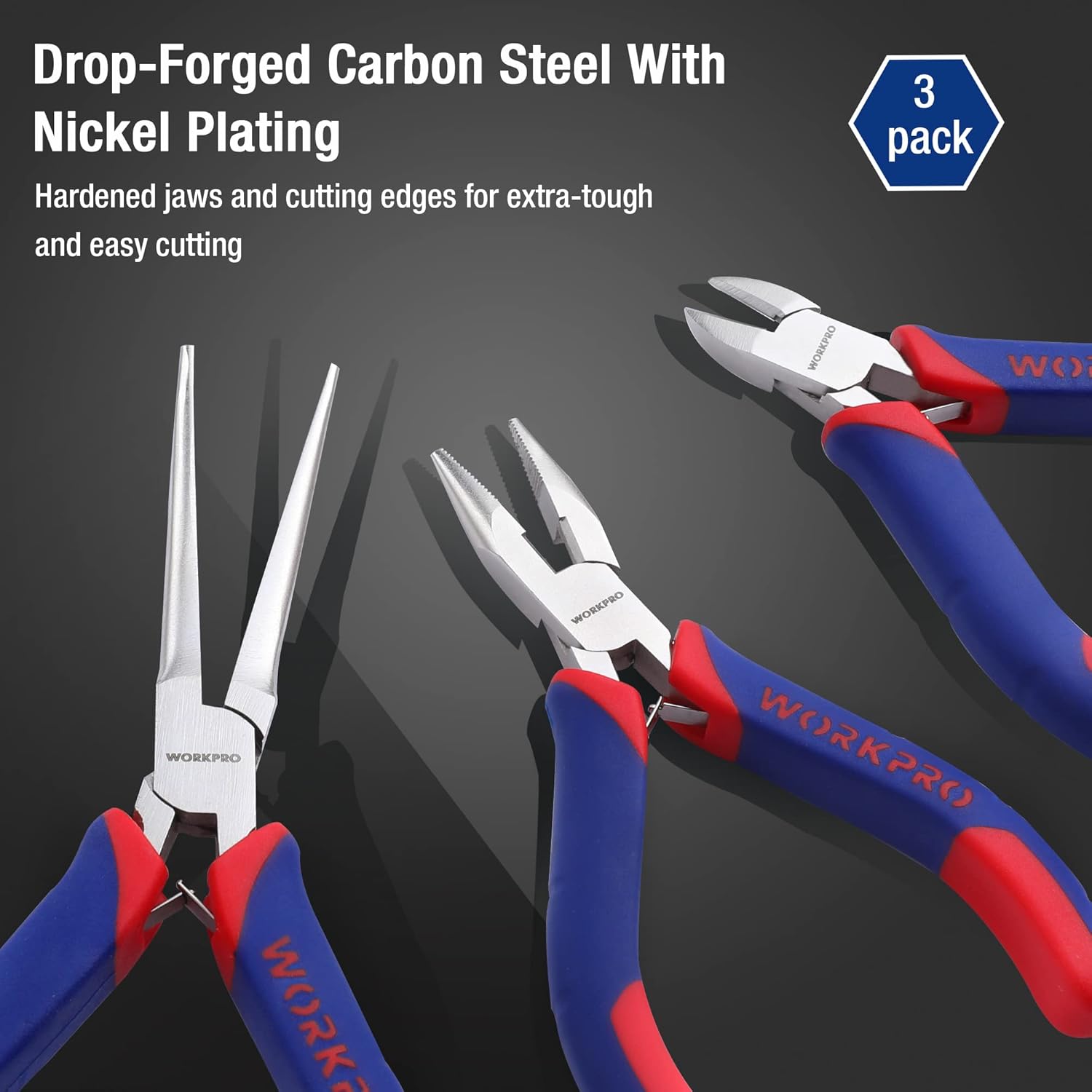 Secondary Images for WORKPRO Mini Pliers Set