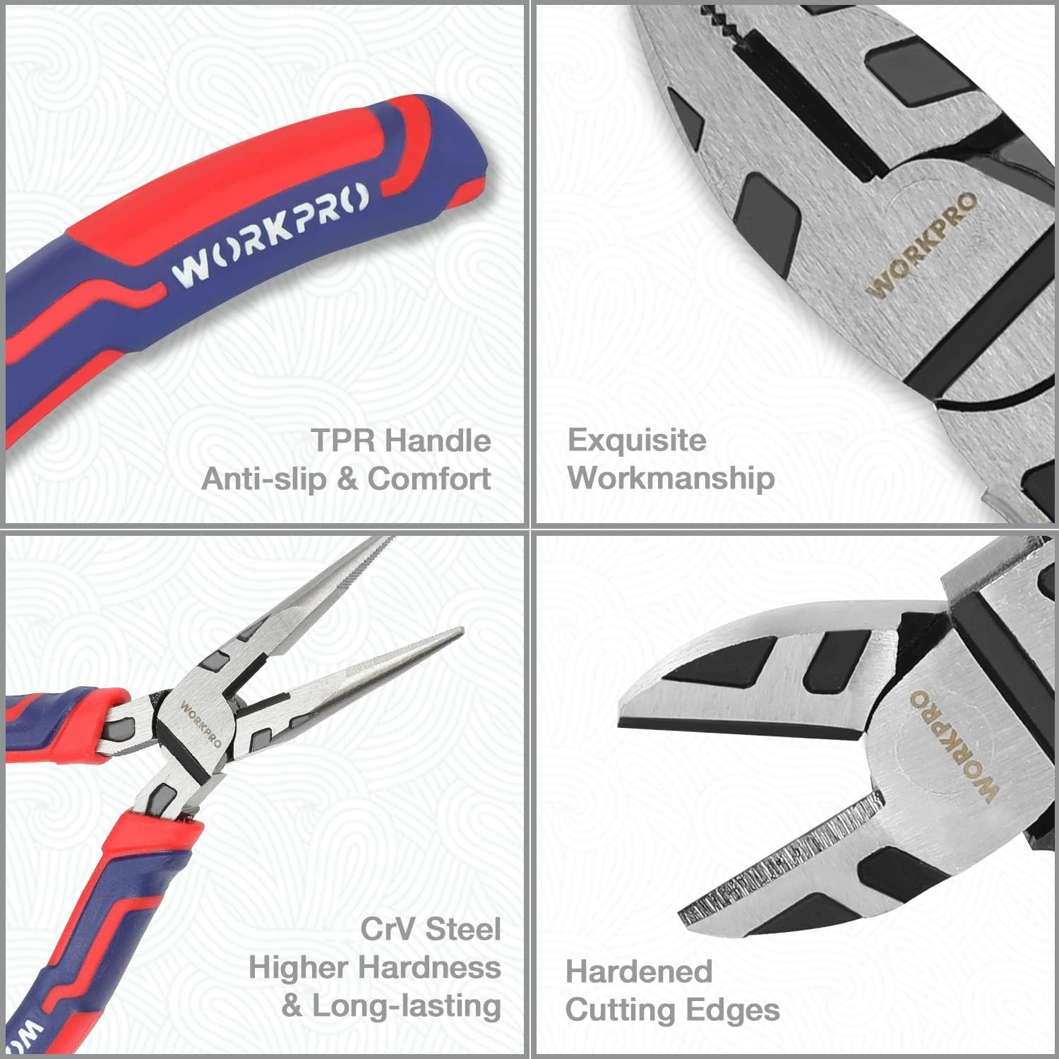 Secondary Images for WORKPRO Pliers Set