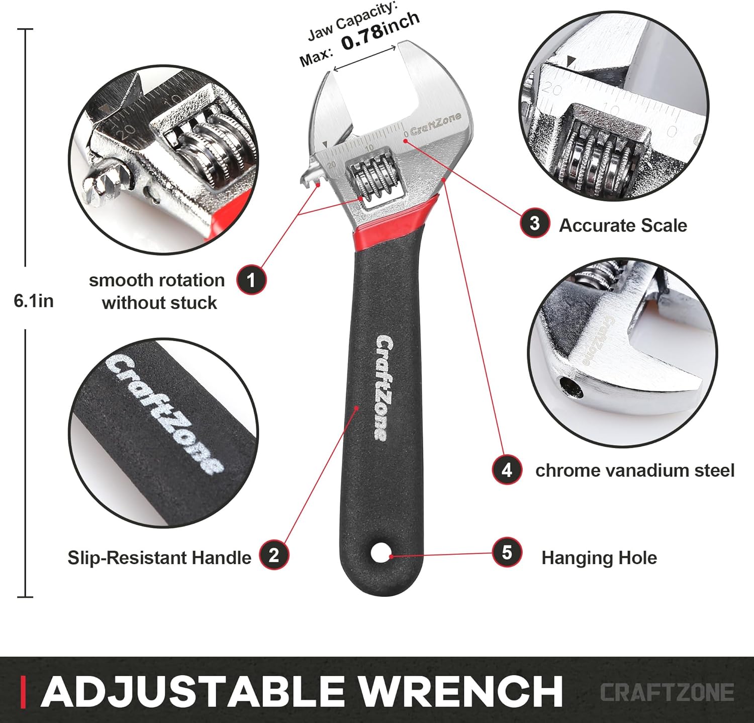 Secondary Images for 10PC Pliers and Wrench Set with Storage Rack