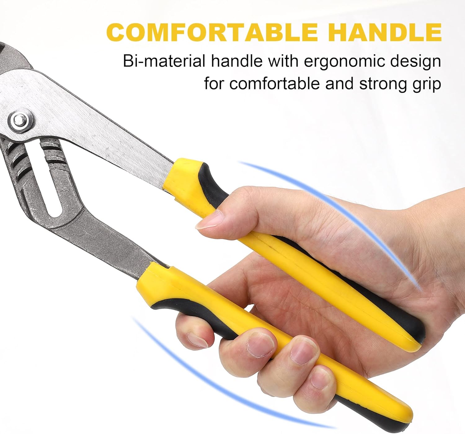 Secondary Images for TOPLINE 4-piece Groove Joint Pliers Set with Bi-Material Handles