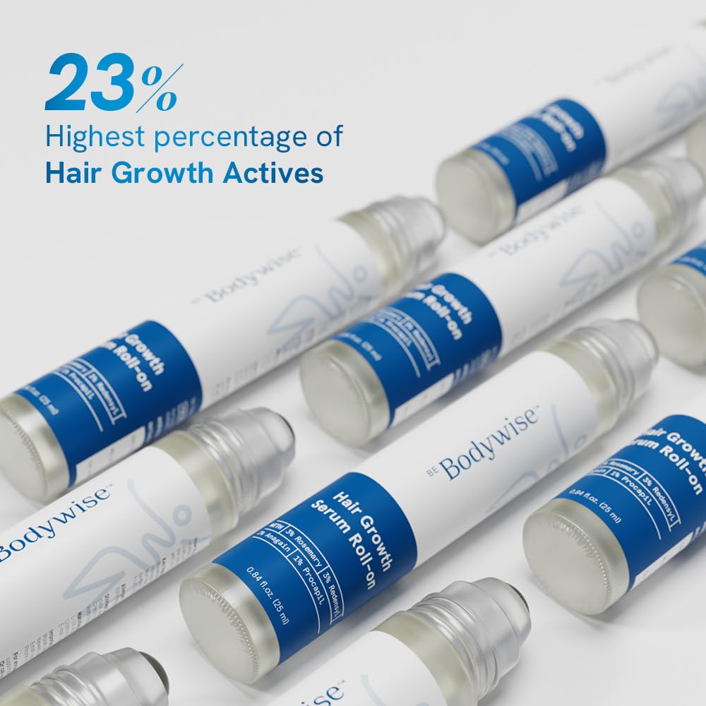 Communicates a key quantifiable benefit of the product - that it contains the highest percentage of hair growth actives compared to alternatives.