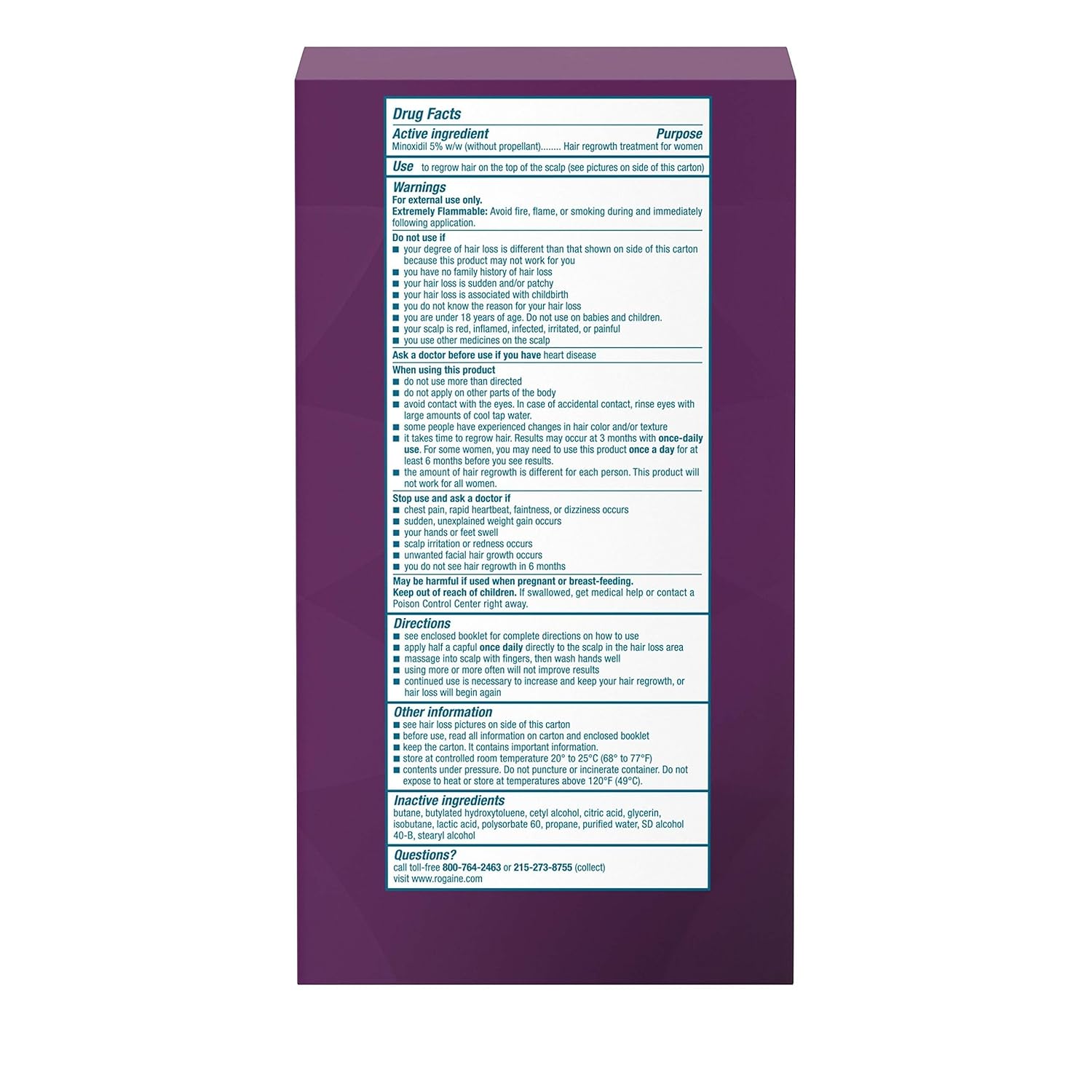 Provides important safety information, usage directions, and ingredient details to ensure proper and safe use of the product.