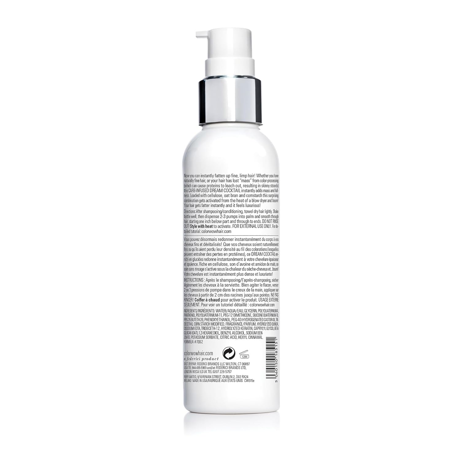 Highlights the product's ability to instantly repair and condition damaged hair.