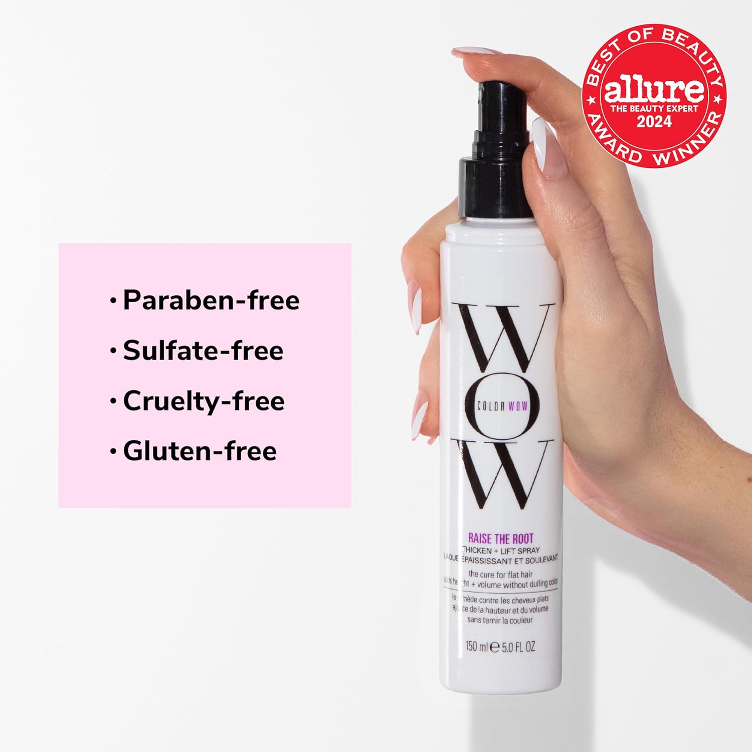 Highlights the product's clean, ethical formulation without harsh chemicals or animal testing to appeal to conscious consumers.