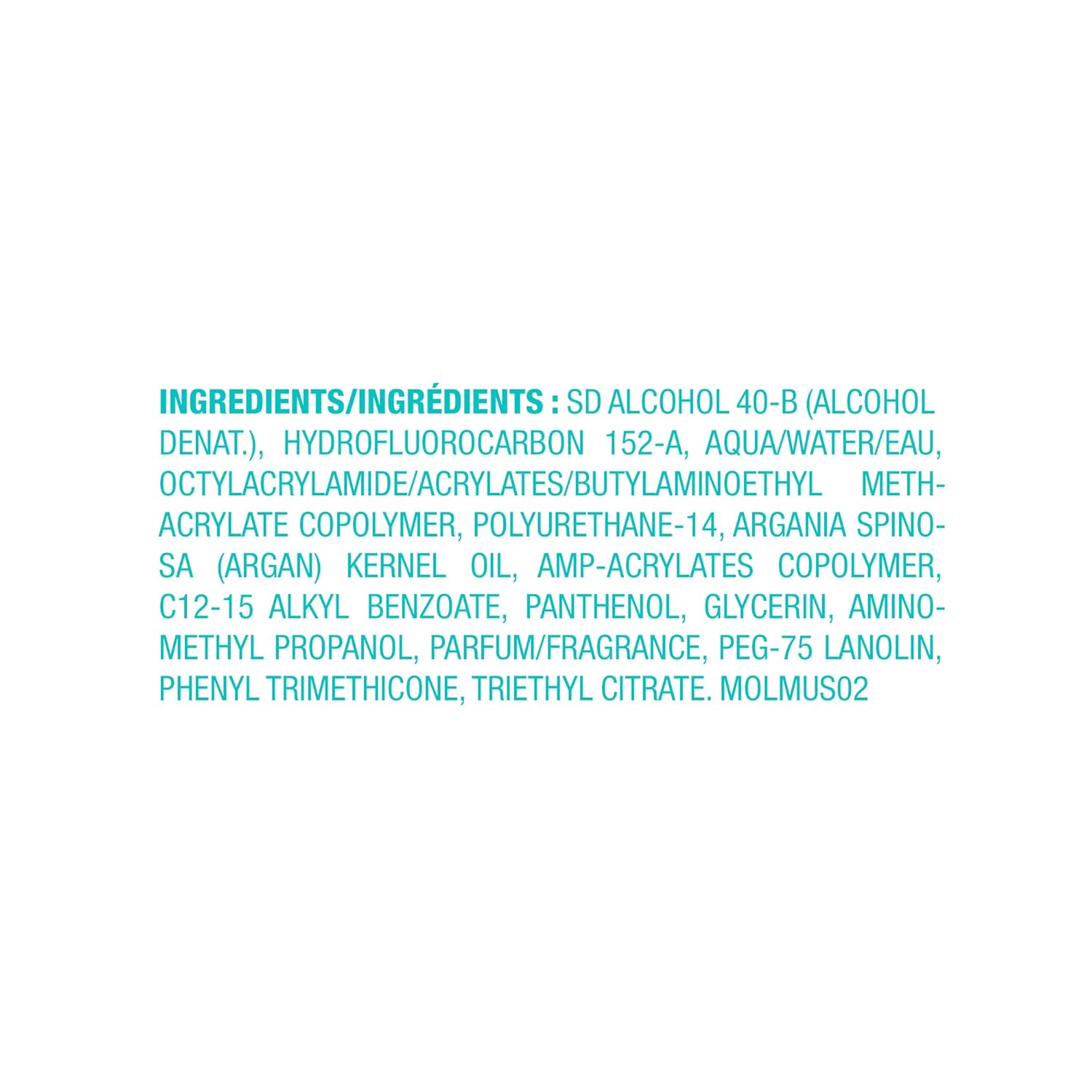 Provides transparency by listing all the ingredients contained in the product.