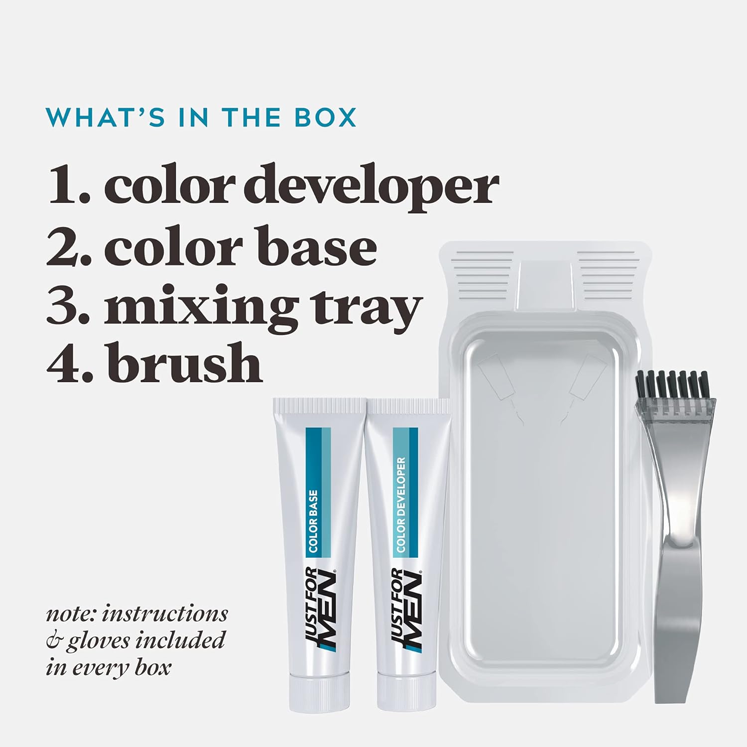 Shows all the items included in the product kit, allowing customers to understand exactly what they will receive.